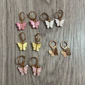 Butterfly Huggie Earrings (5)